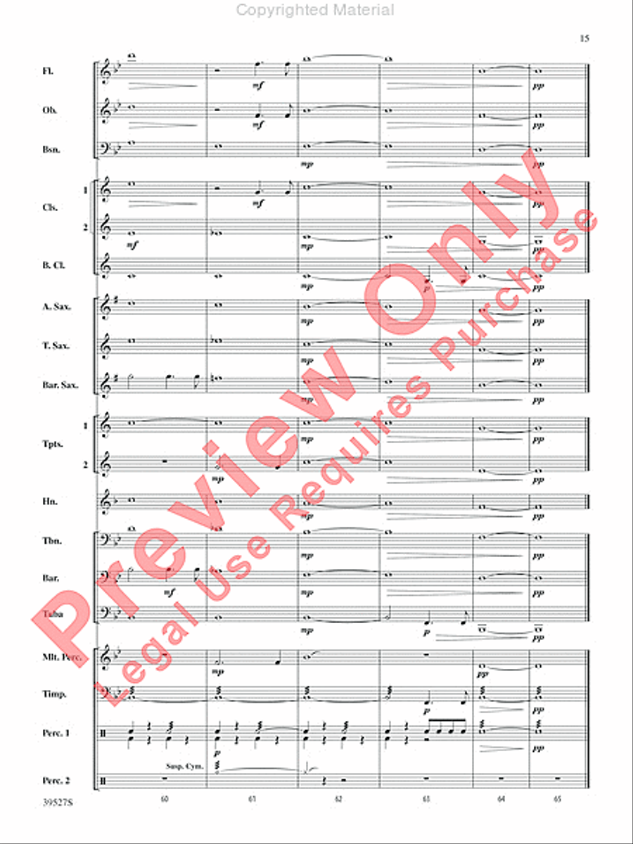 A Celebration of Taps A Celebration of Taps Concert Band scores gallery preview page 15