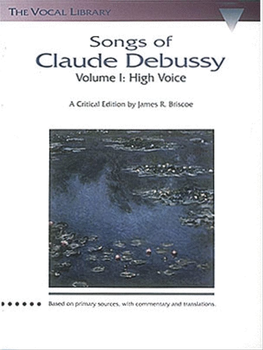 Songs of Claude Debussy High Voice scores gallery preview page 1