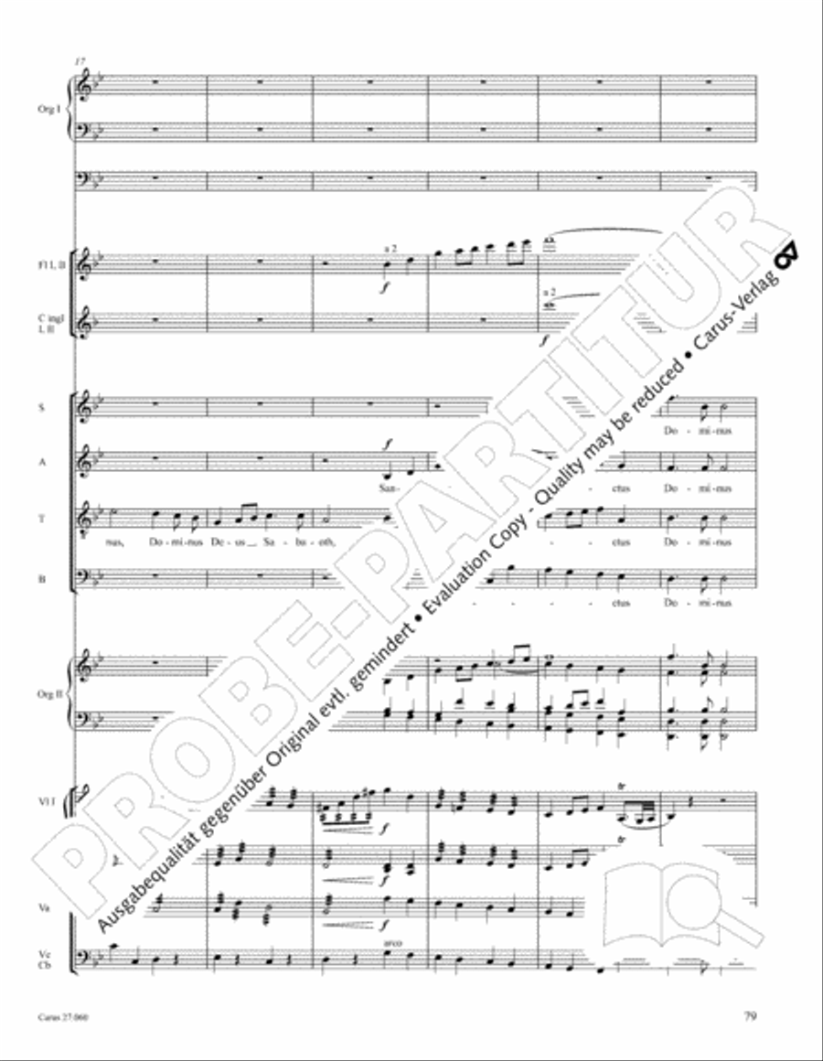 Messe a quatre voix 4-Part scores gallery preview page 90