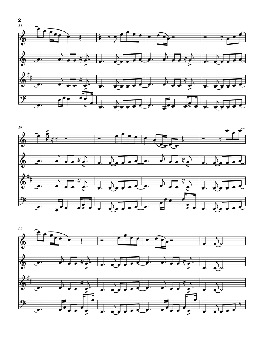 Devotion Woodwind Quartet scores gallery preview page 3