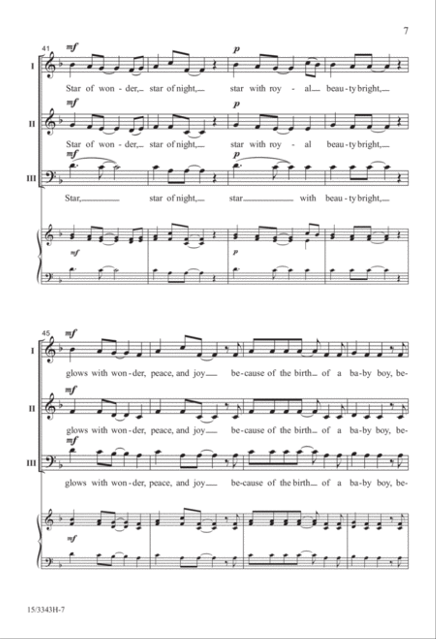 What Is That Star? What Is That Star? 3-Part scores gallery preview page 7