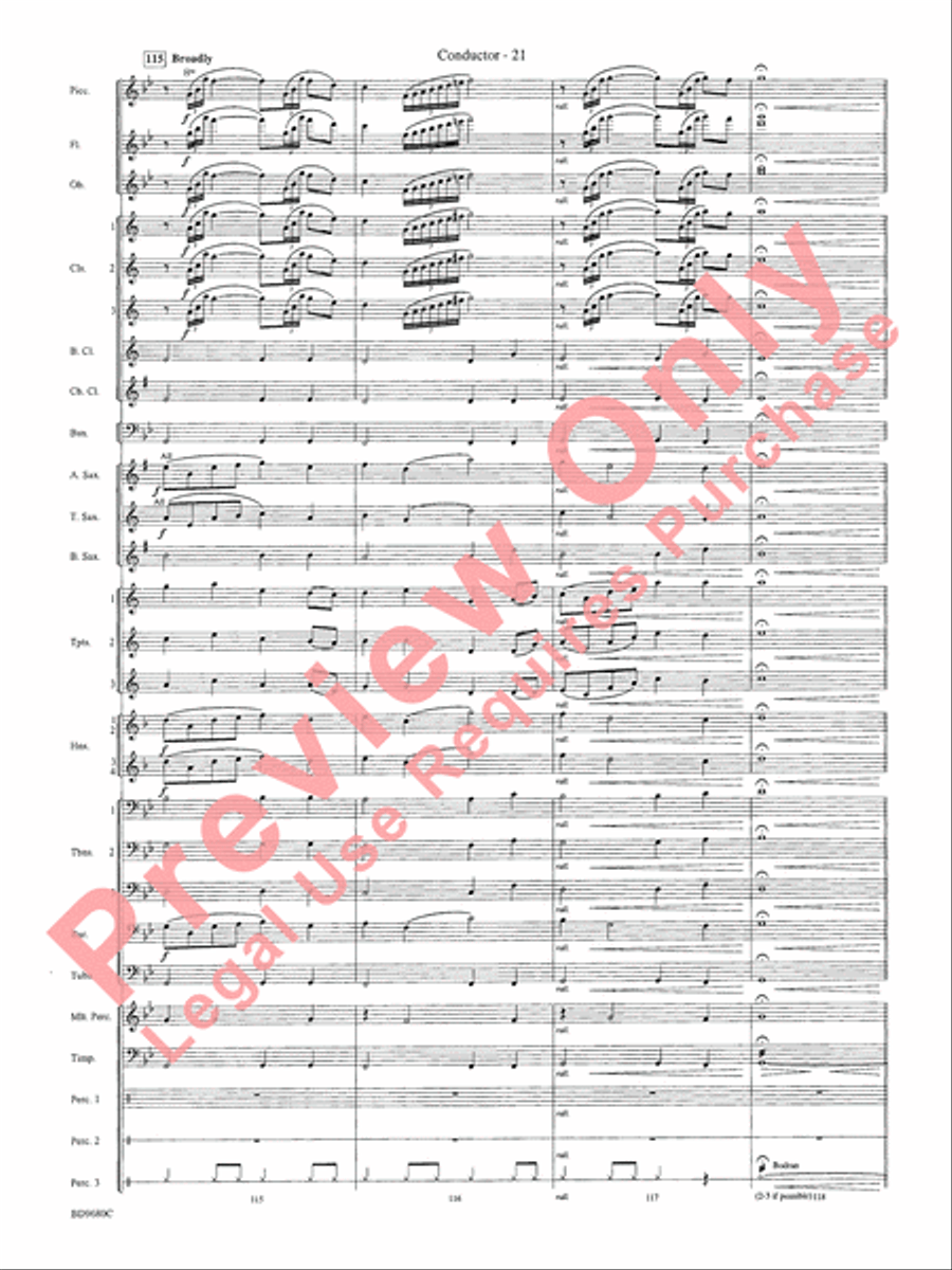 Ireland: Of Legend and Lore Concert Band scores gallery preview page 26