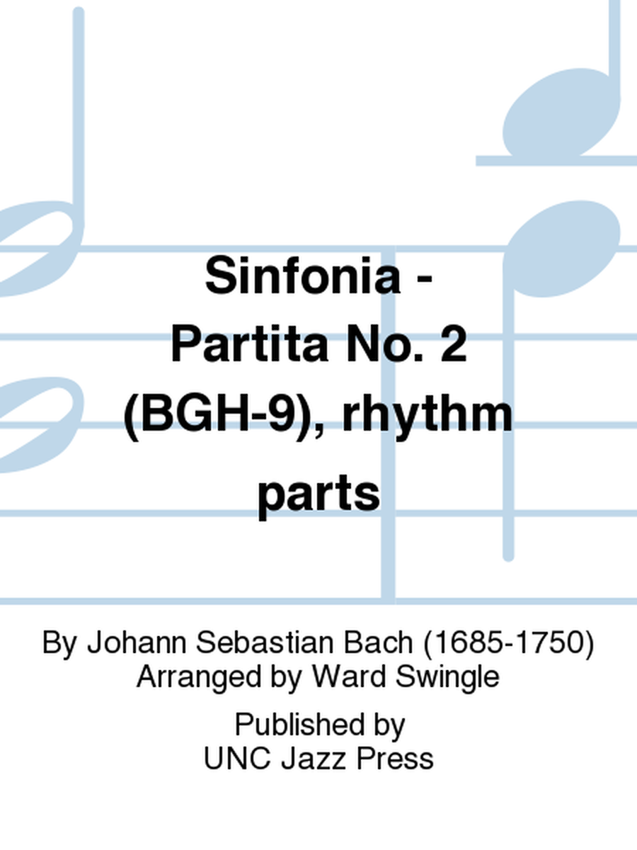 Sinfonia - Partita No. 2 (BGH-9), rhythm parts