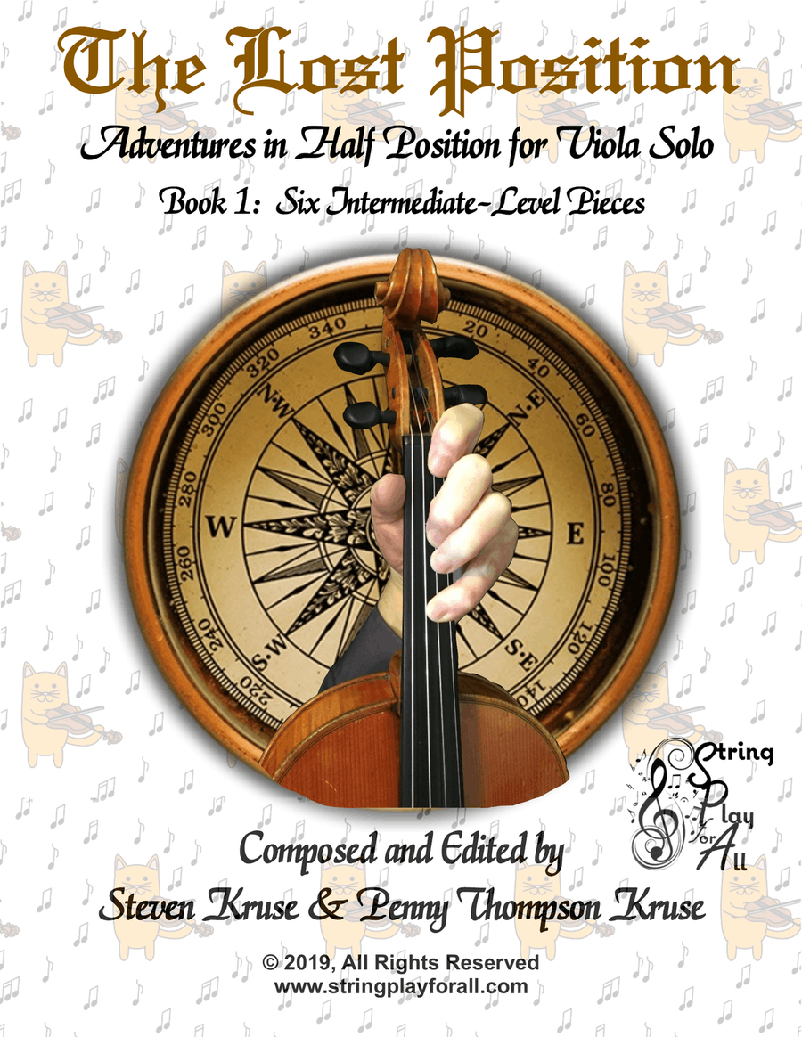 The Lost Position: Adventures in Half Position for Viola Solo, Book 1: Six Intermediate-Level Piece Voice scores gallery preview page 1