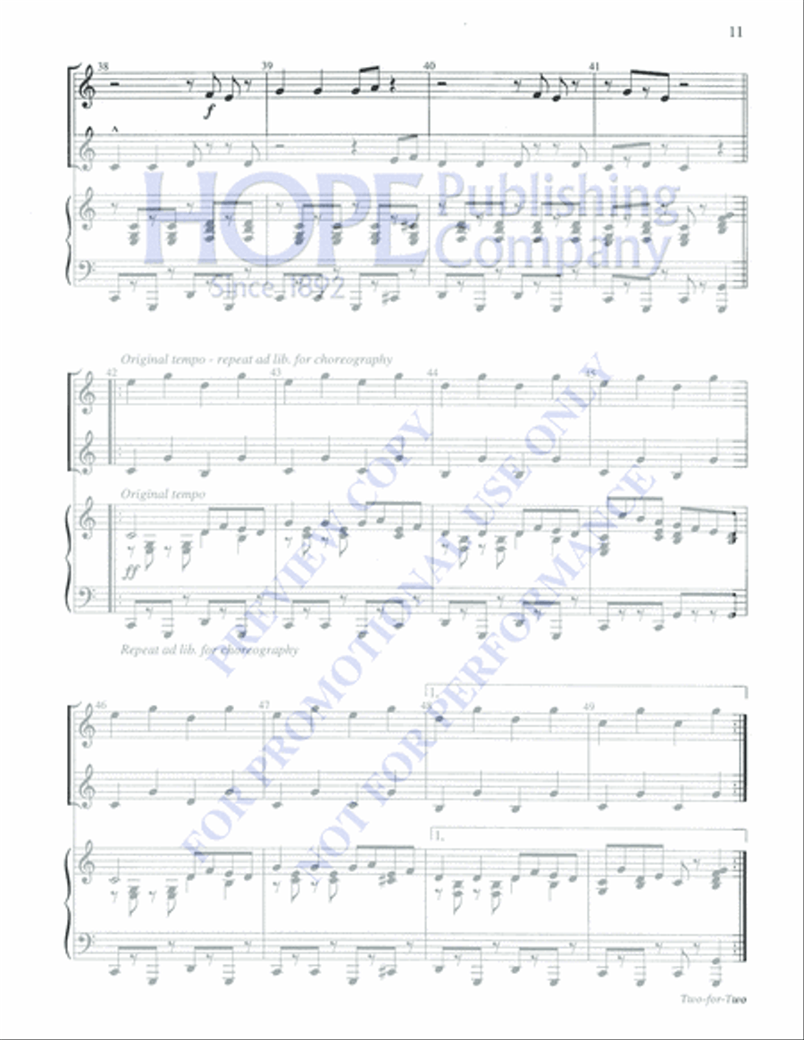 Two-For-Two Percussion scores gallery preview page 19