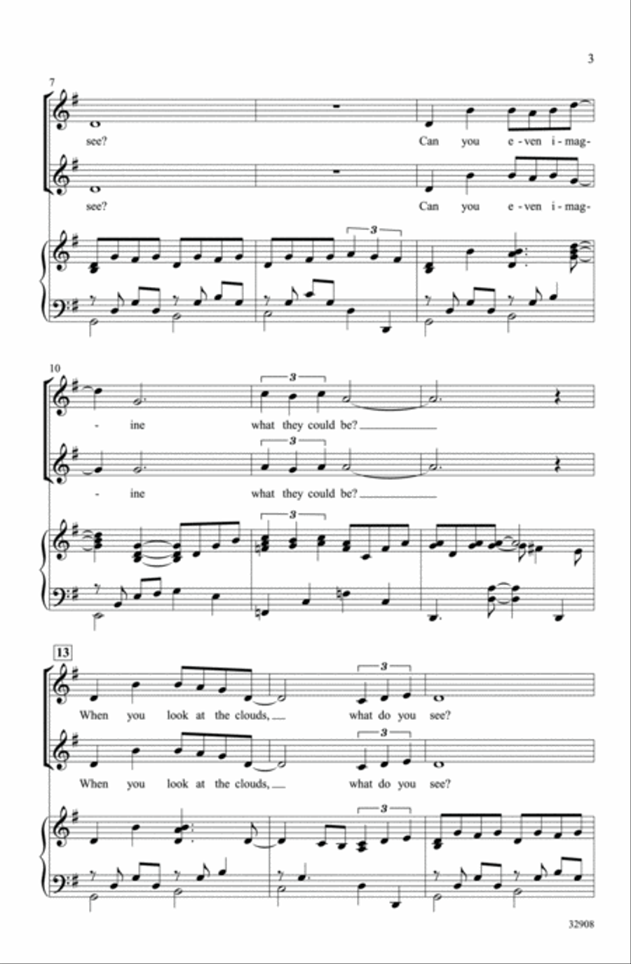 Clouds 2-Part scores gallery preview page 3