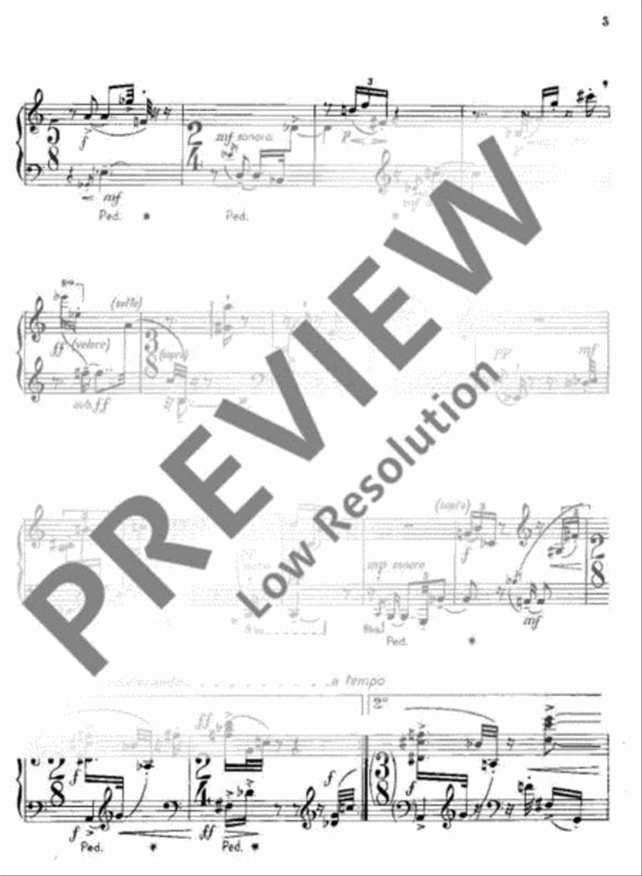 Sonata No. 1 Sonata No. 1 Piano Solo scores gallery preview page 4