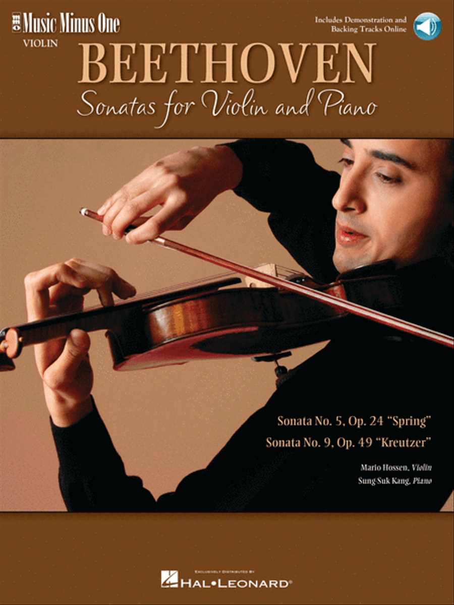 Beethoven – Two Sonatas for Violin and Piano Violin Solo scores gallery preview page 1