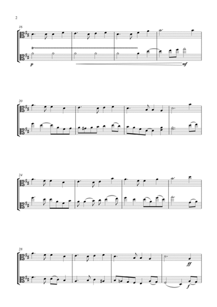 Auld Lang Syne (for viola duet, suitable for grades 2-6) image number null