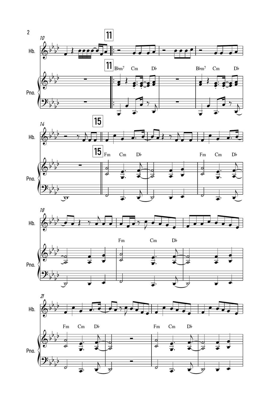 Snelle Maan Piano scores gallery preview page 2