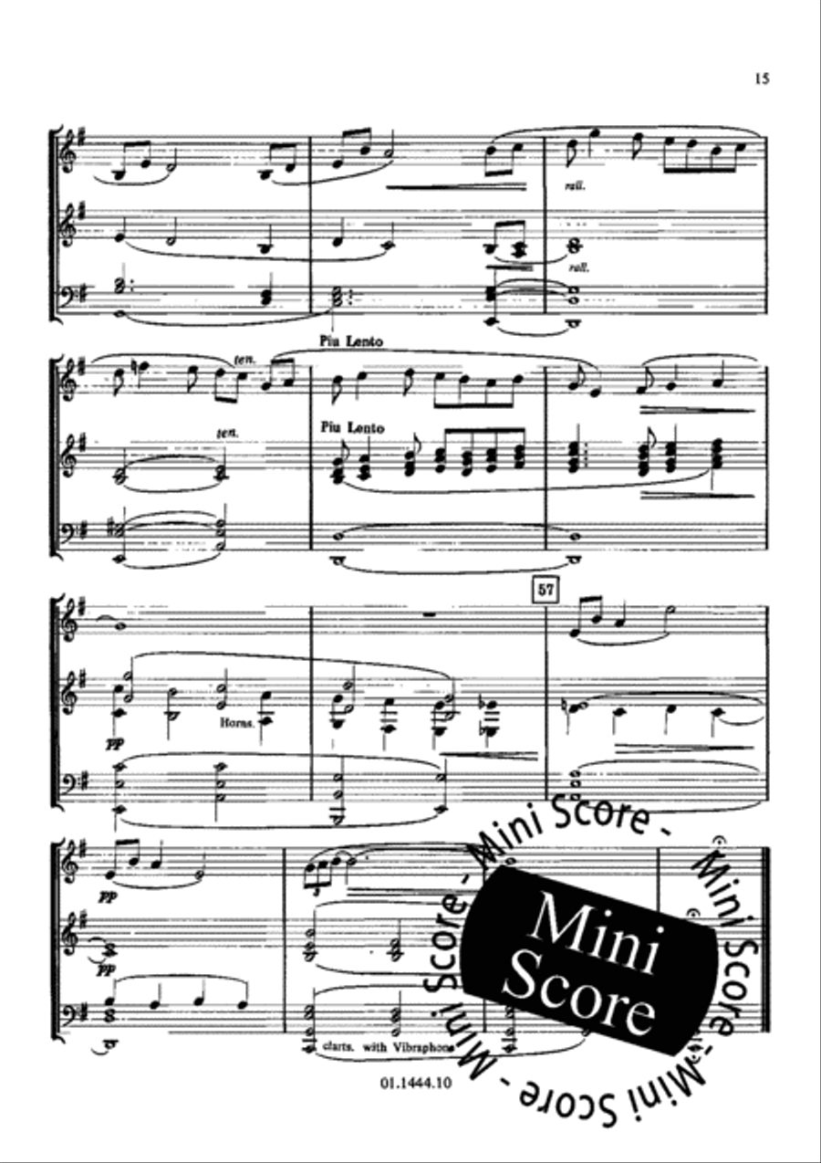 Concerto for Alto Saxophone and Band Concert Band scores gallery preview page 19