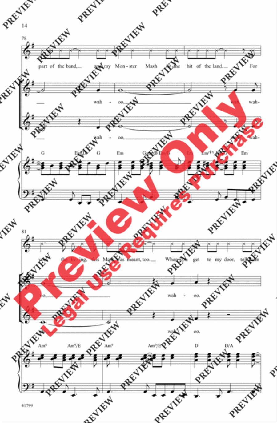 Monster Mash Monster Mash 2-Part scores gallery preview page 14