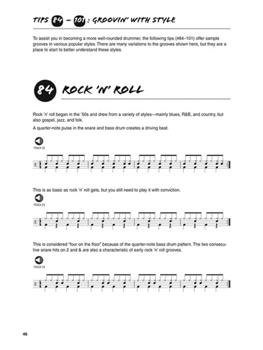 101 Drum Tips – 2nd Edition image number null