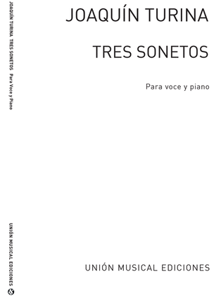 Book cover for Tres Sonetos para Voce e Piano