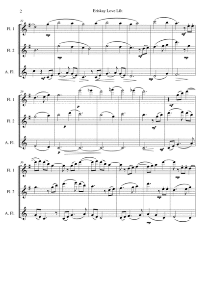 Eriskay love lilt (Vair Mio) for flute trio image number null