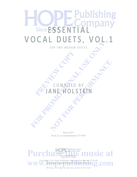 Essential Vocal Duets, Vol. 1