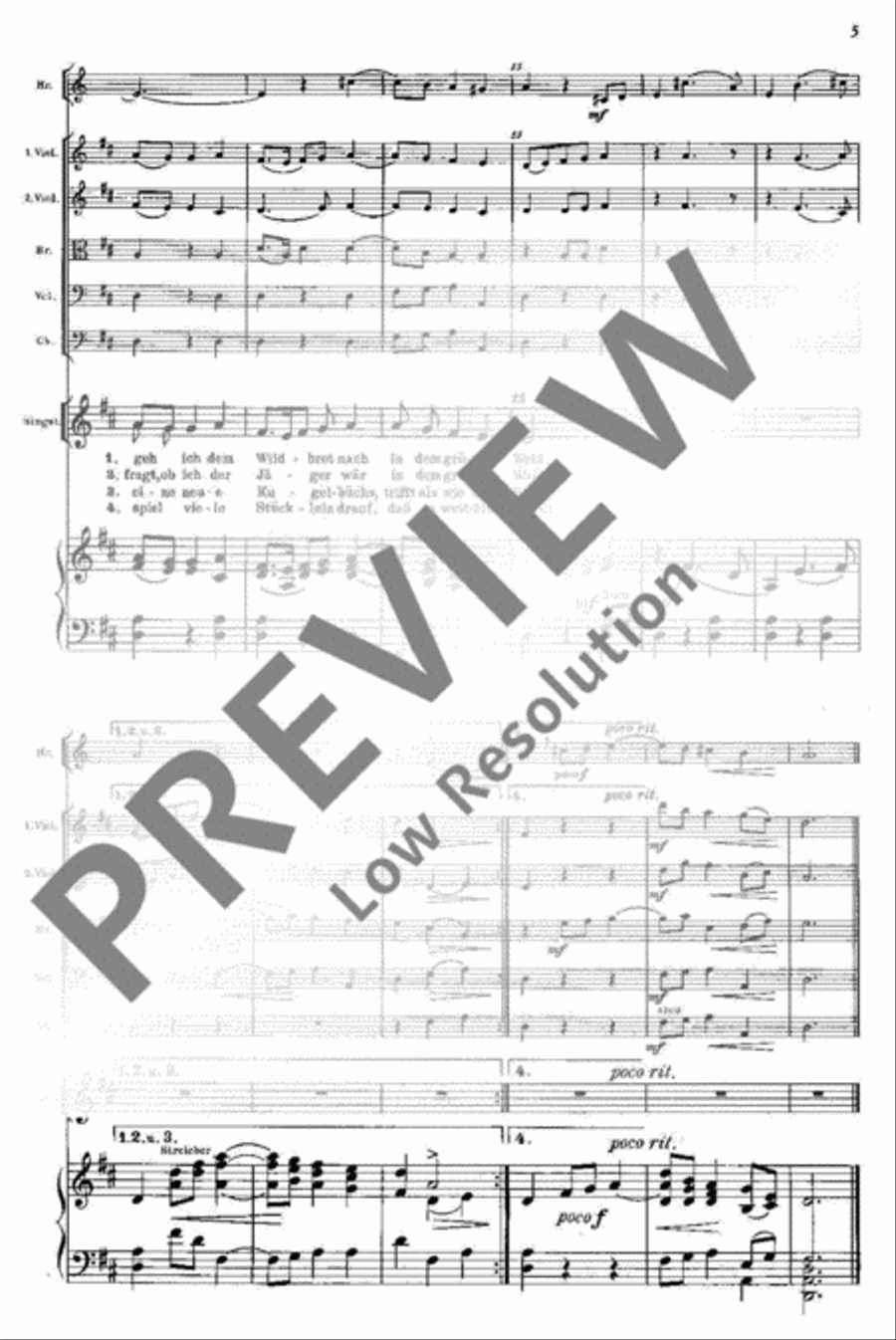 Im grünen Wald Im grünen Wald Children's Choir scores gallery preview page 6