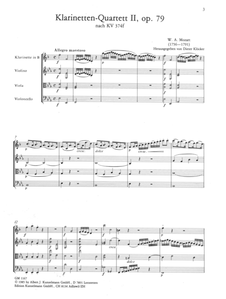 Clarinet quartet no. 2