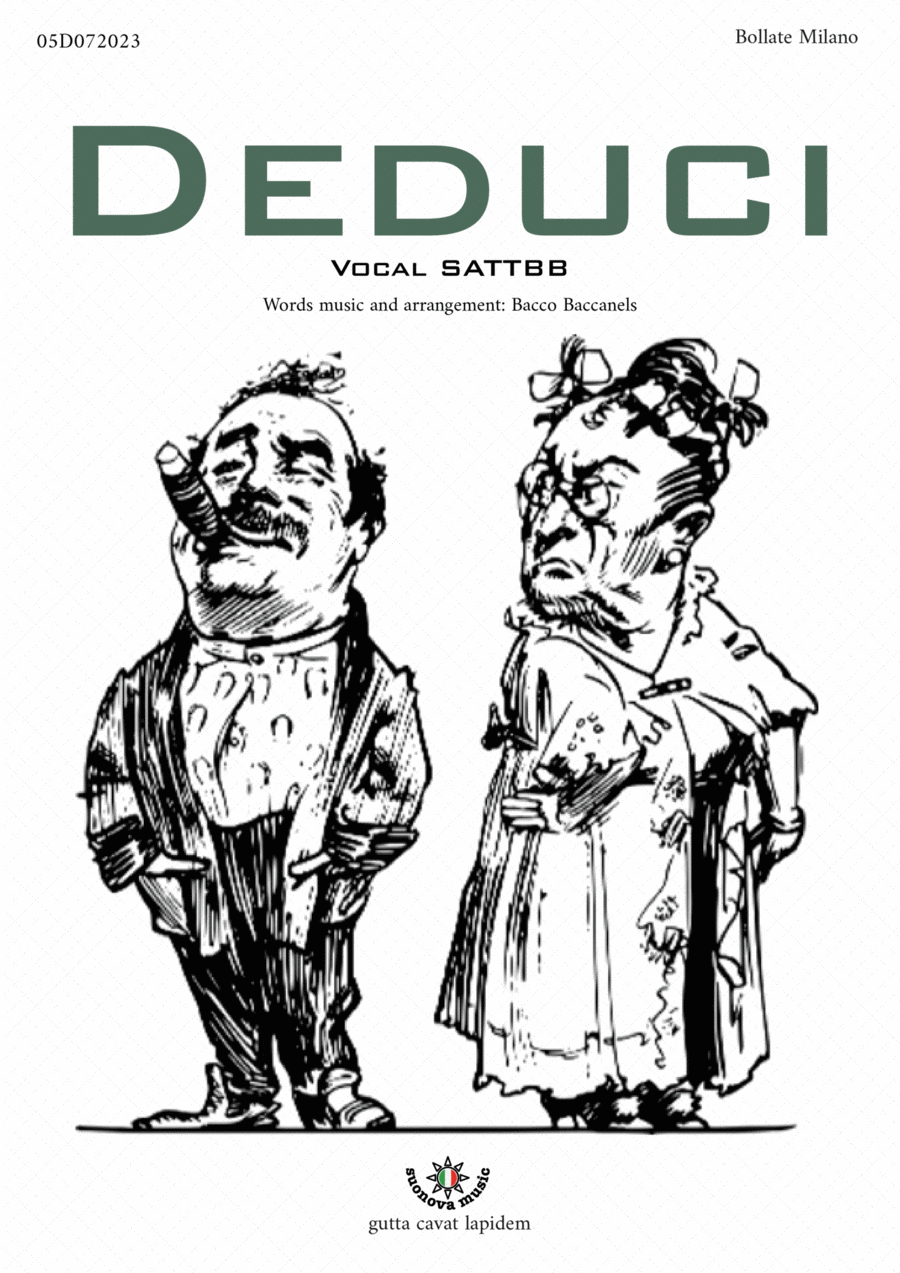 Deduci (SATTB + beatbox) SATTB scores gallery preview page 1