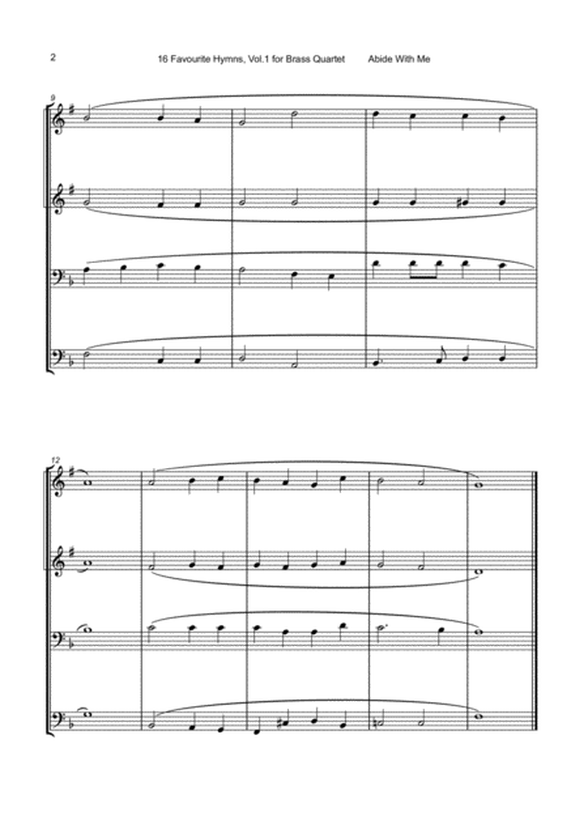 16 Favourite Hymns Vol.1 for Brass Quartet