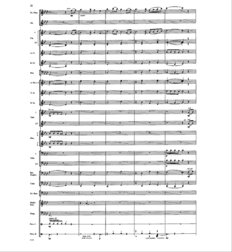 Where the River Flows Where the River Flows Concert Band scores gallery preview page 27