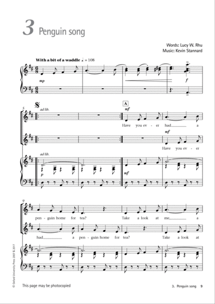 Junior Voiceworks at Christmas + CD 4-Part scores gallery preview page 2