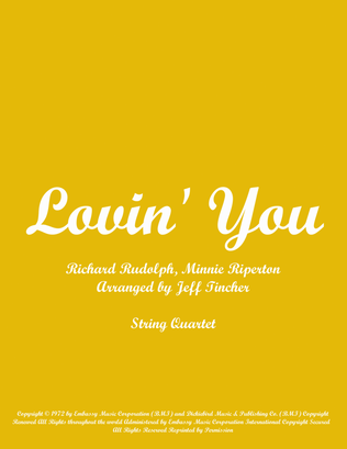 Book cover for Lovin' You