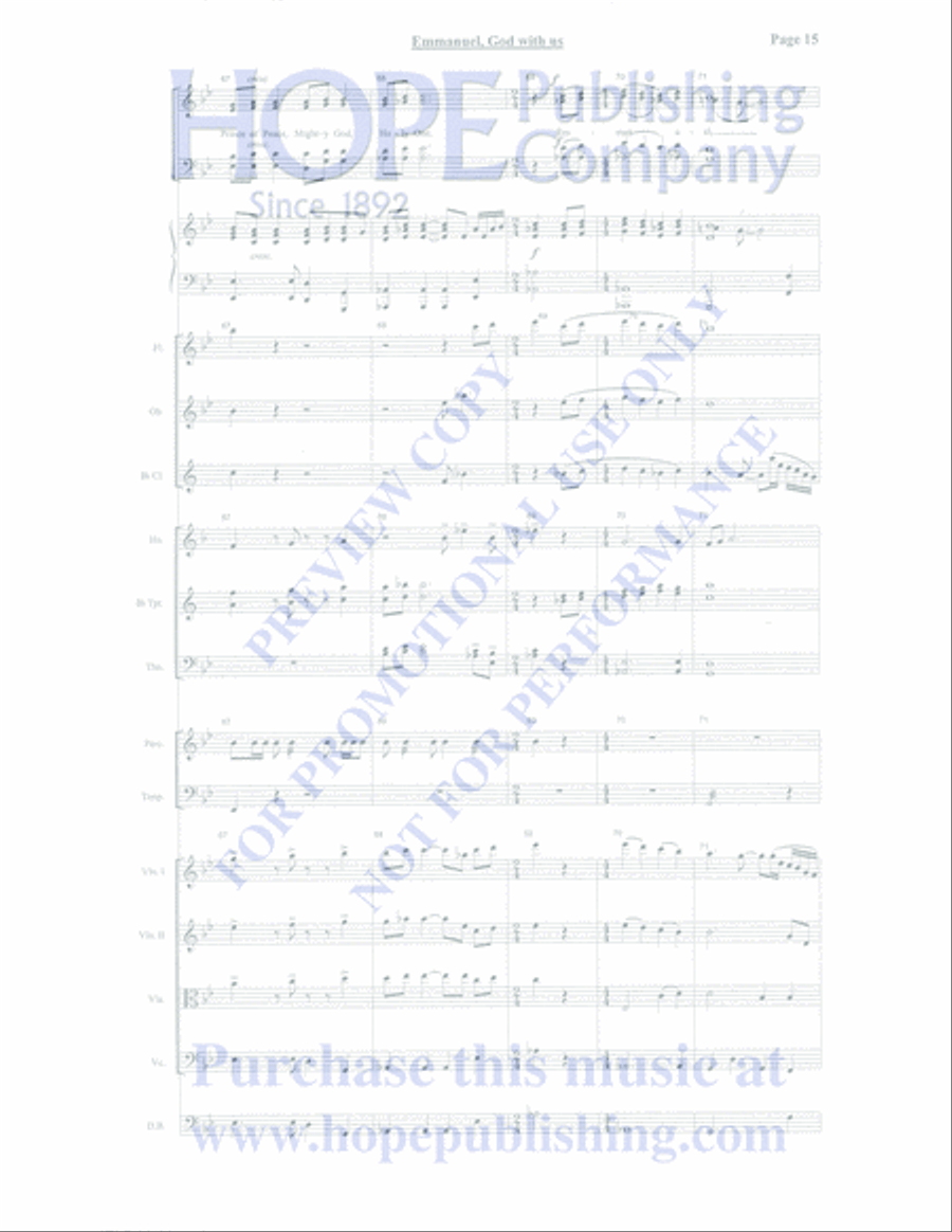 Emmanuel Emmanuel Orchestra scores gallery preview page 48