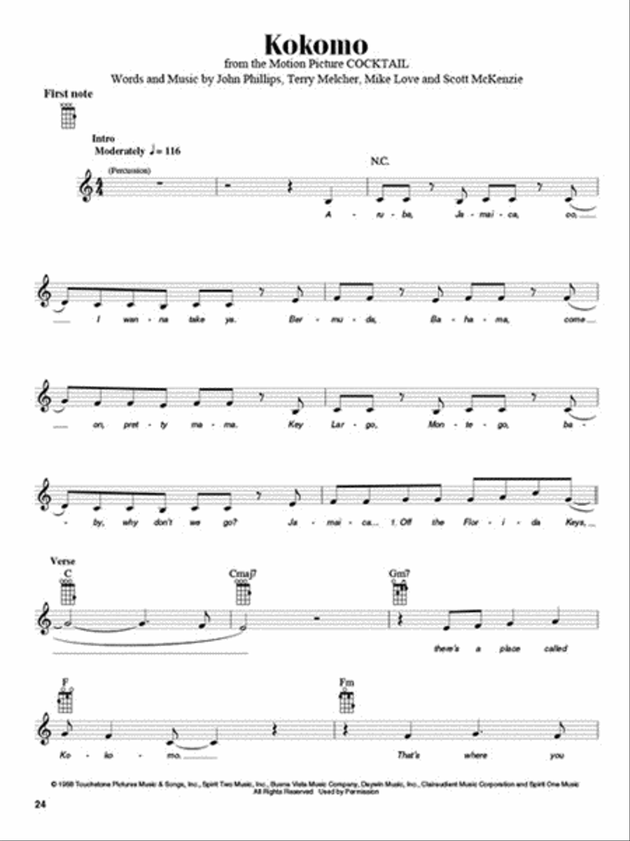 Play Ukulele Today! Songbook Ukulele scores gallery preview page 5