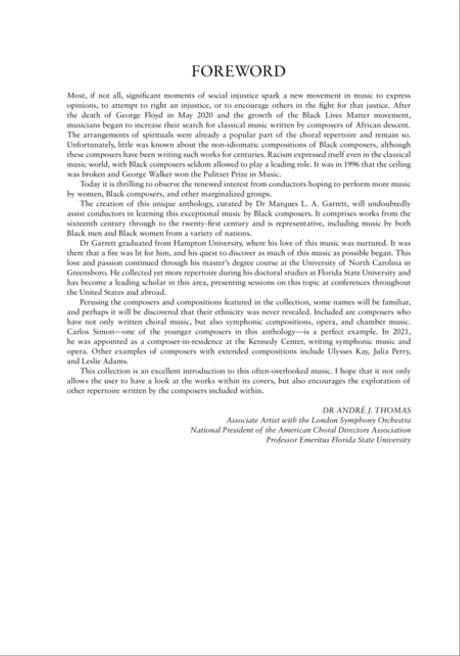 The Oxford Book of Choral Music by Black Composers 4-Part scores gallery preview page 2