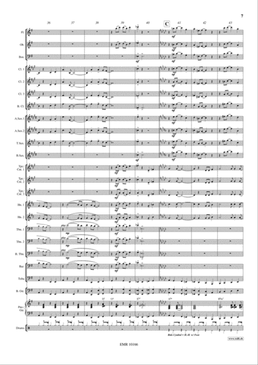 Mack The Knife Concert Band scores gallery preview page 8