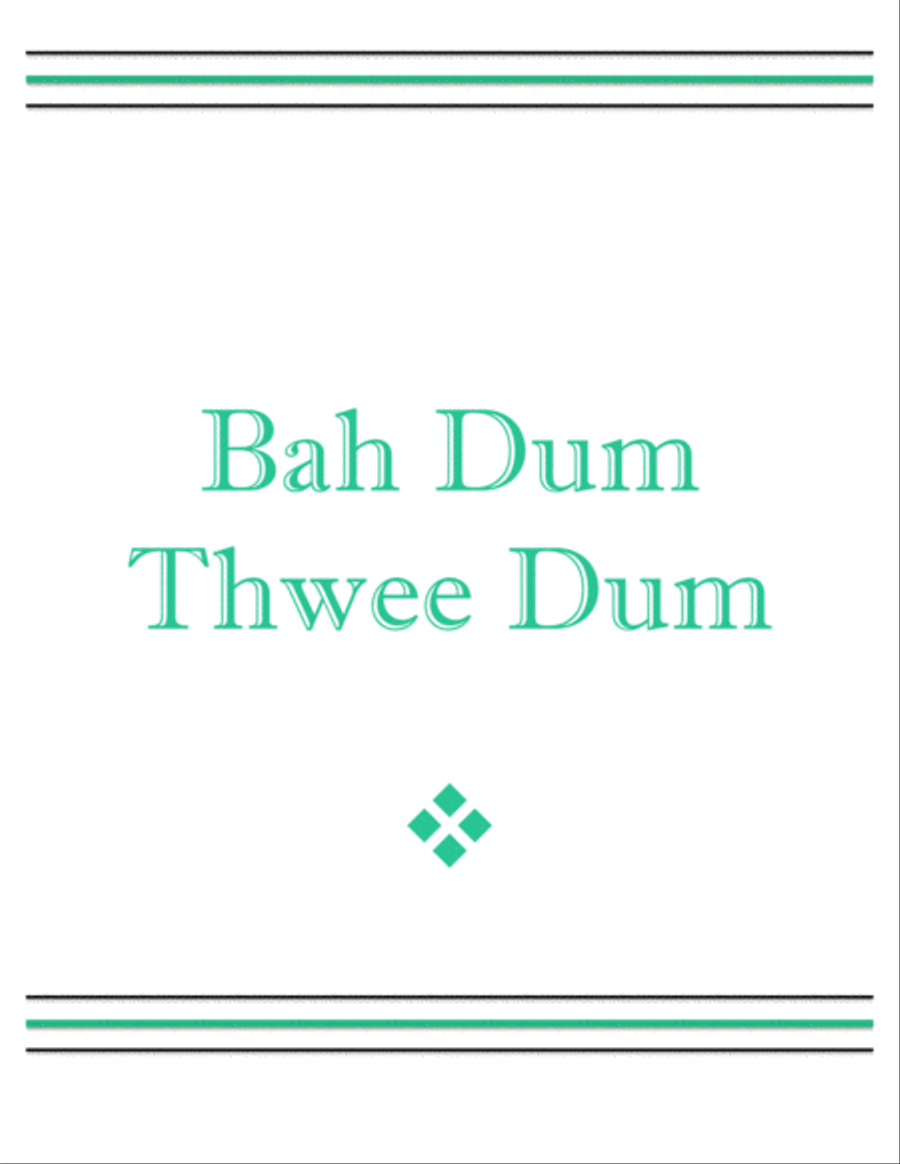 Bah Dum Thwee Dum Flute scores gallery preview page 1