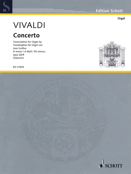 Antonio Vivaldi : Concerto Op. 26/9 in D minor