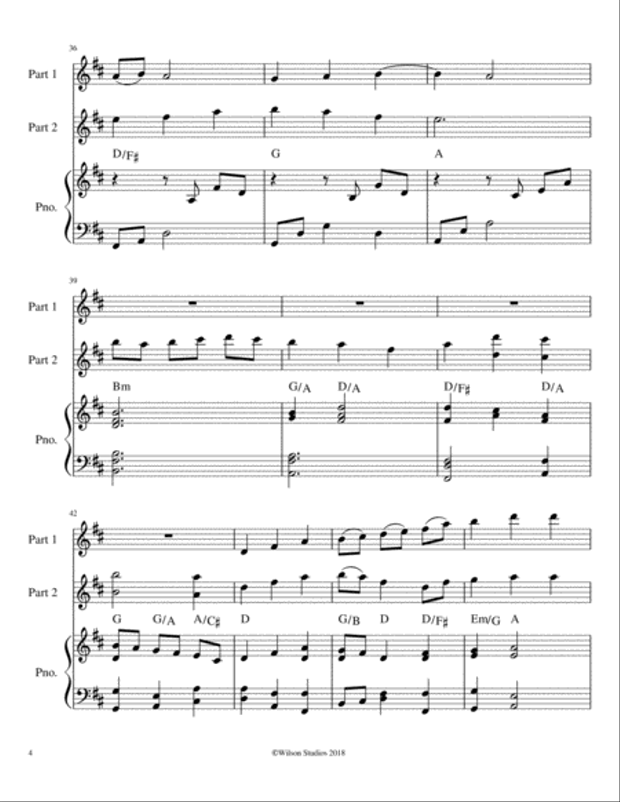 Be Thou My Vision Flute scores gallery preview page 4