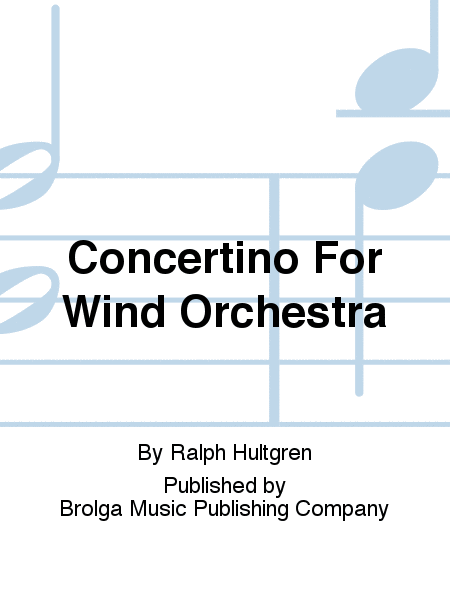 Concertino For Wind Orchestra