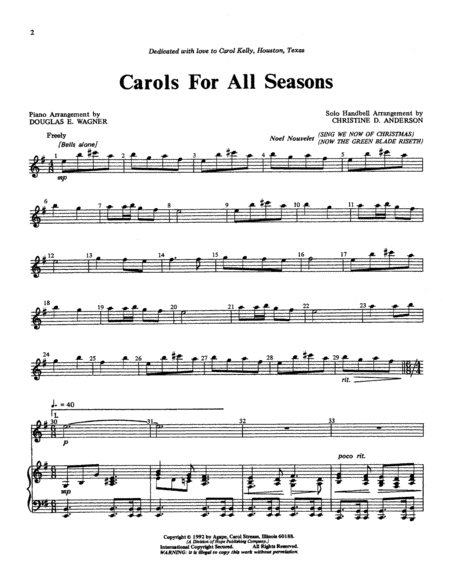 Carols for All Seasons image number null