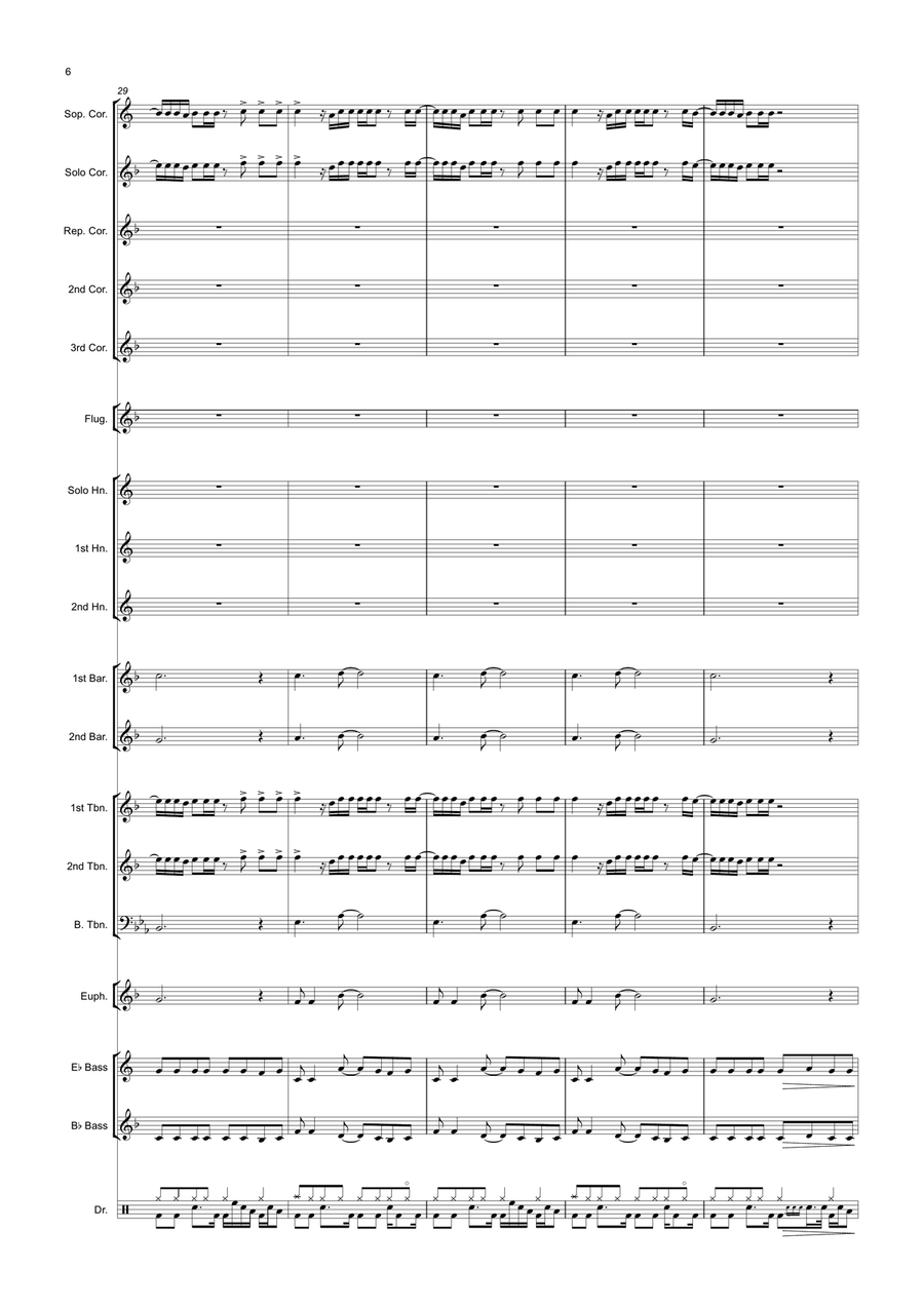 Tubthumping Brass Band scores gallery preview page 6