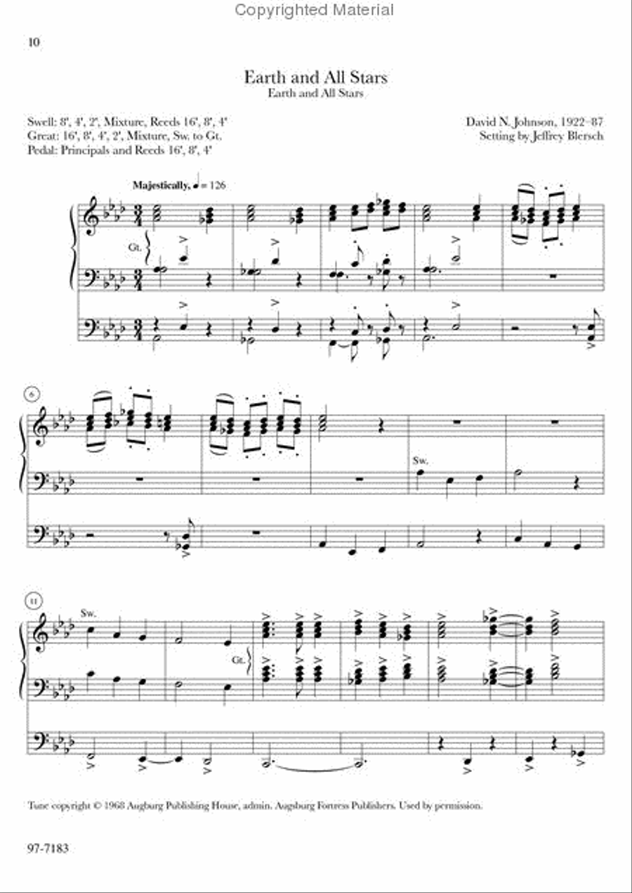 Introductions, Harmonizations, Accompaniments, Interpretations, Vol. 3 Organ scores gallery preview page 4