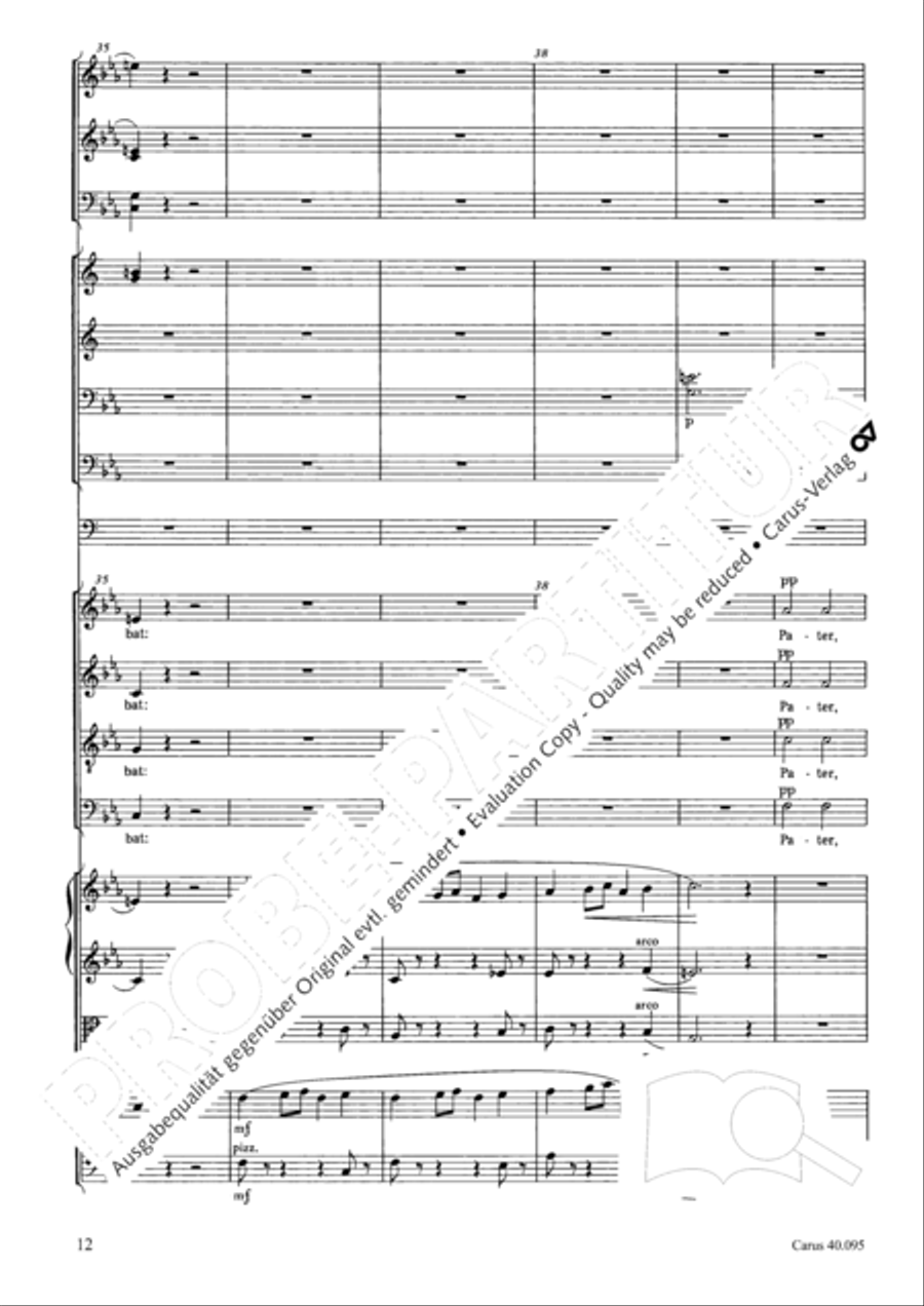 The Seven Words (Die Sieben Worte) 4-Part scores gallery preview page 27