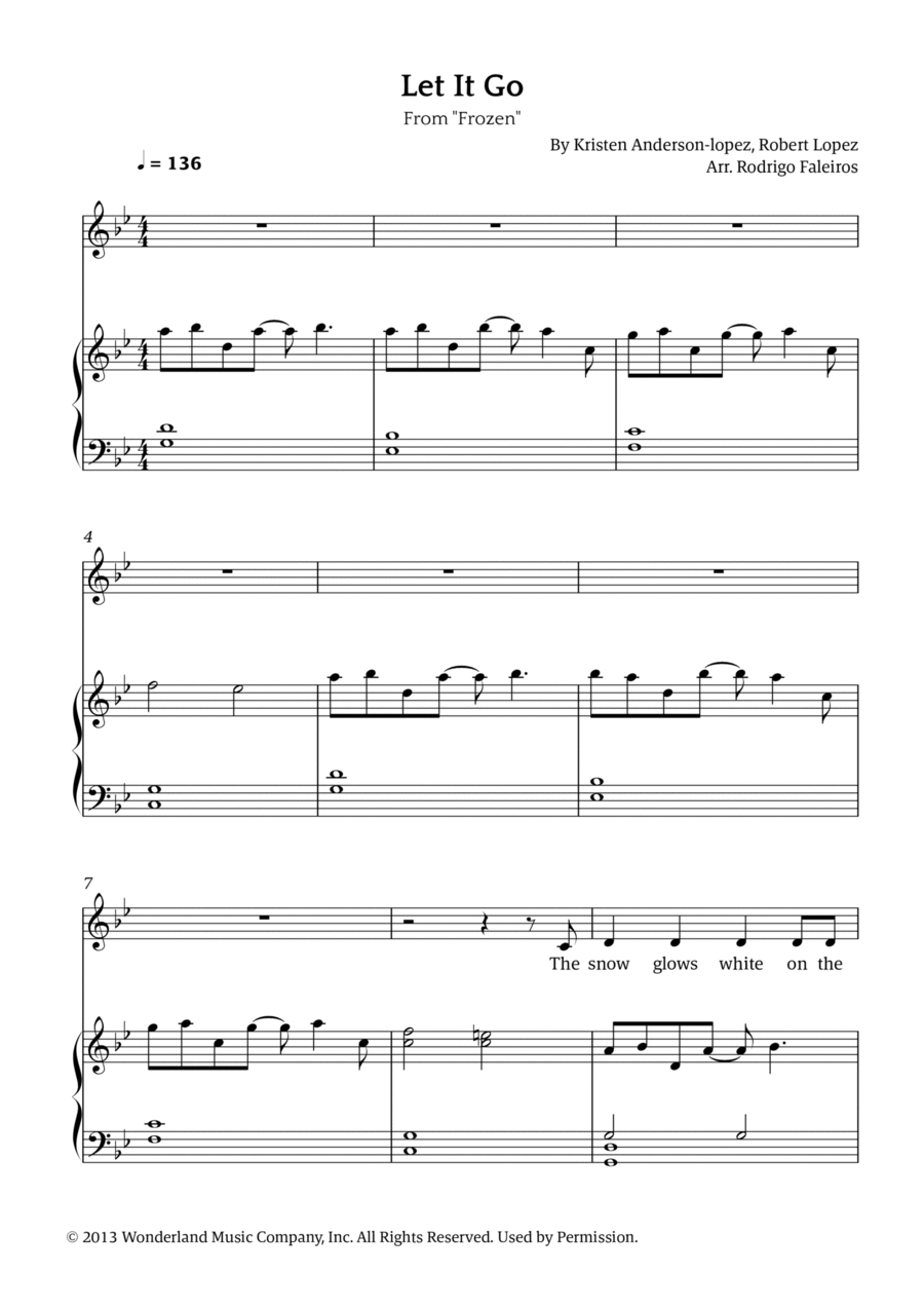 Let It Go Chamber Music scores gallery preview page 1