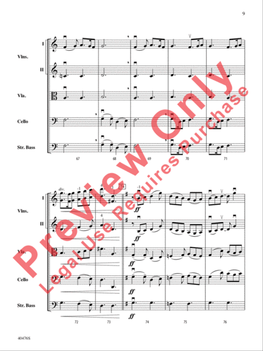 Pastorella String Orchestra scores gallery preview page 10