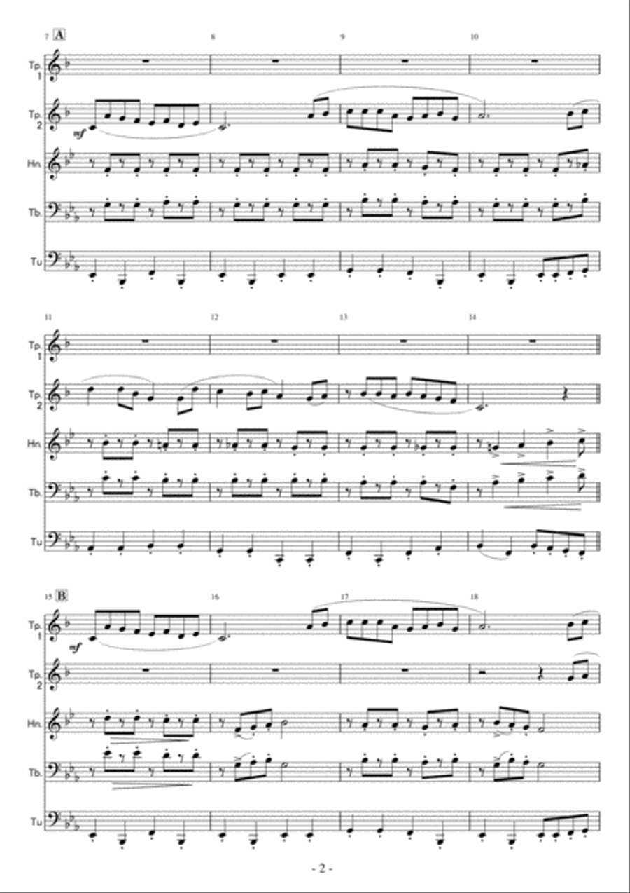 Top Of The World Brass Ensemble scores gallery preview page 2