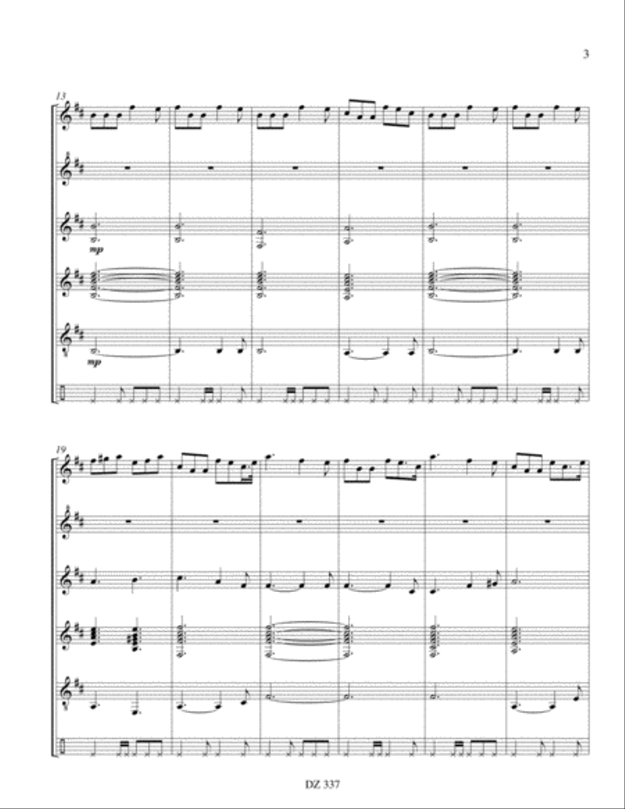 Paddy's Leather Breeches Guitar Ensemble scores gallery preview page 3
