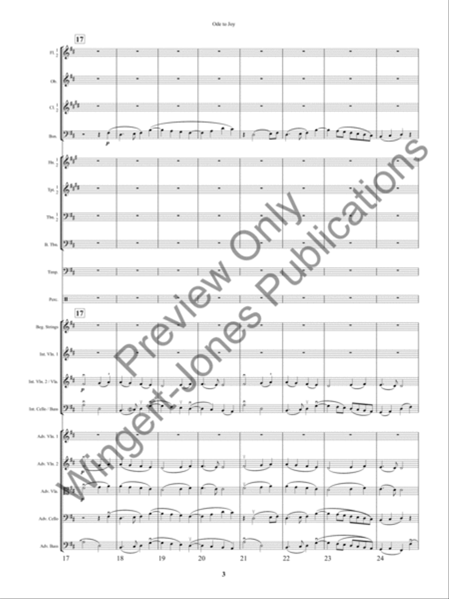 An Ode to Joy Festival Full Orchestra scores gallery preview page 6