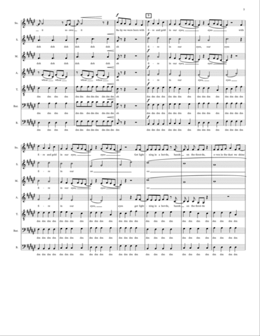Fire N Gold Fire N Gold 4-Part scores gallery preview page 3
