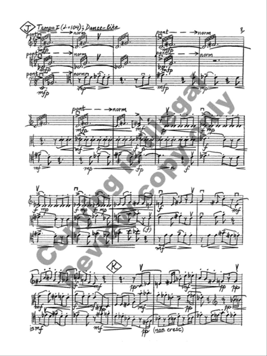 Images from Stillness Images from Stillness String Trio scores gallery preview page 11
