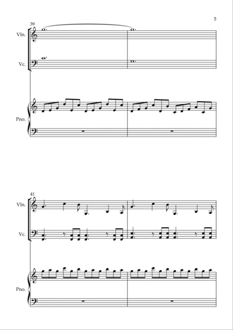 Maestro Piano Trio scores gallery preview page 5