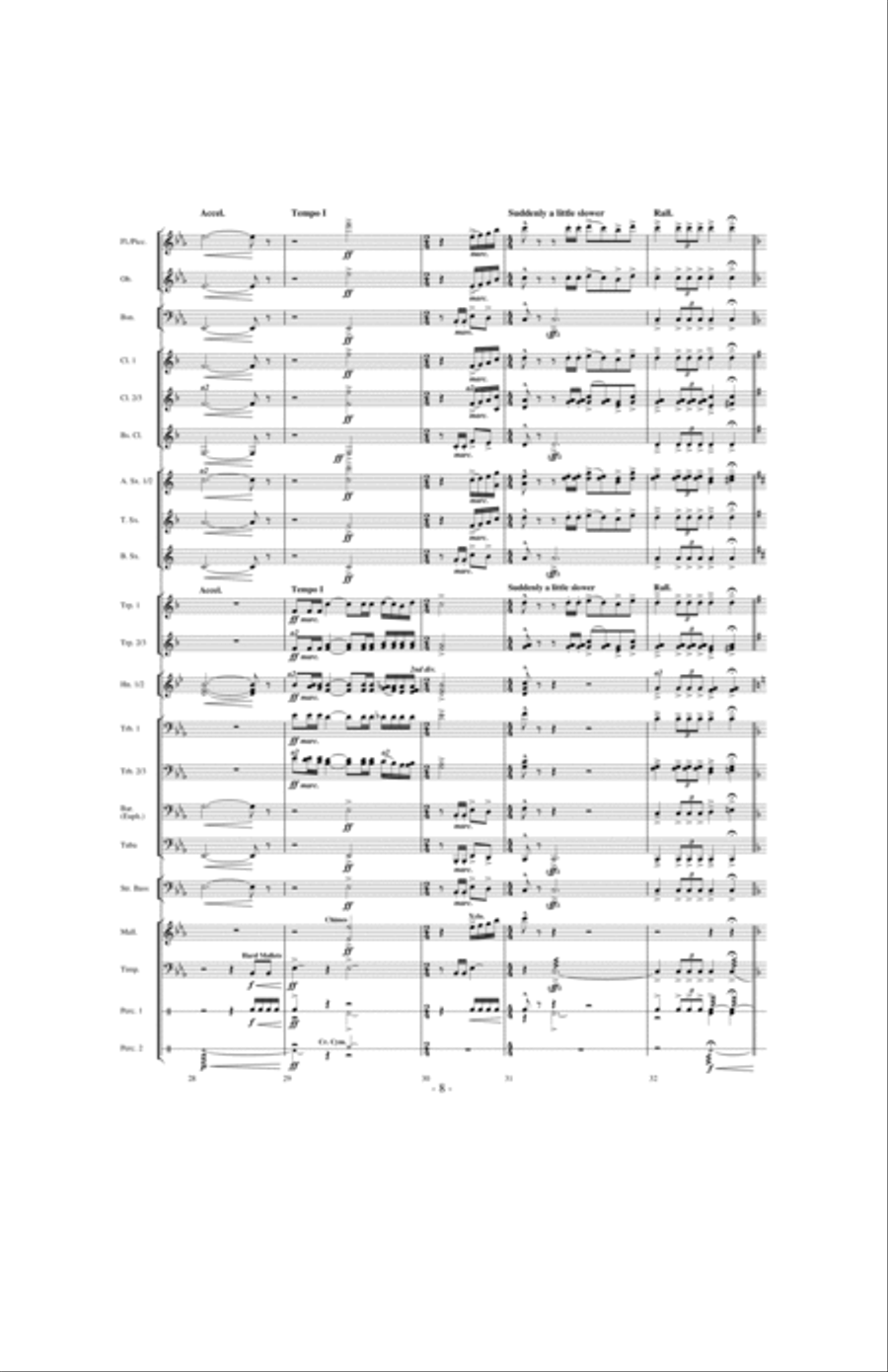 Crown Him With Many Crowns Concert Band scores gallery preview page 7