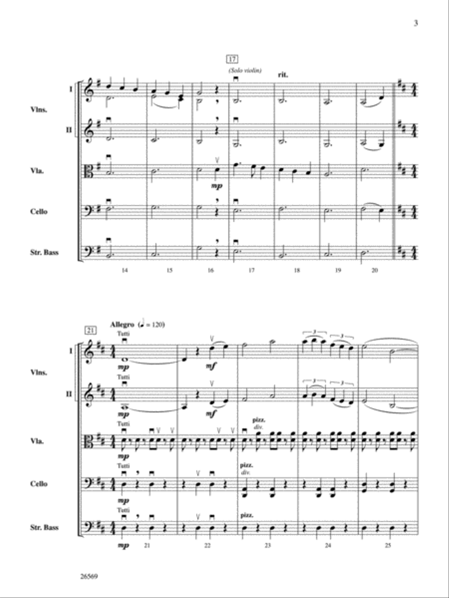 A Westward Journey and Jubilee String Orchestra scores gallery preview page 3