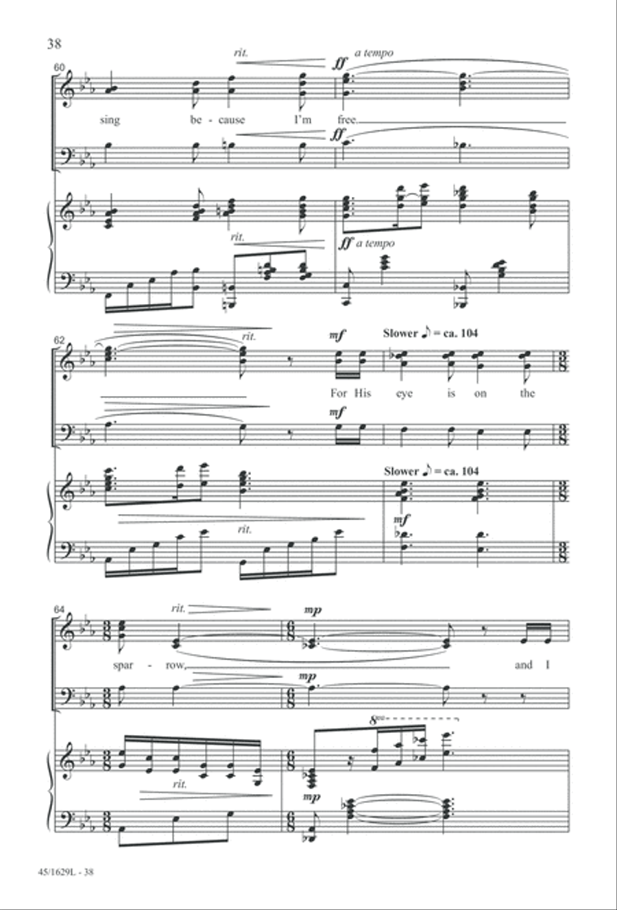 Hymns We Love to Sing, Vol. 2 3-Part scores gallery preview page 38
